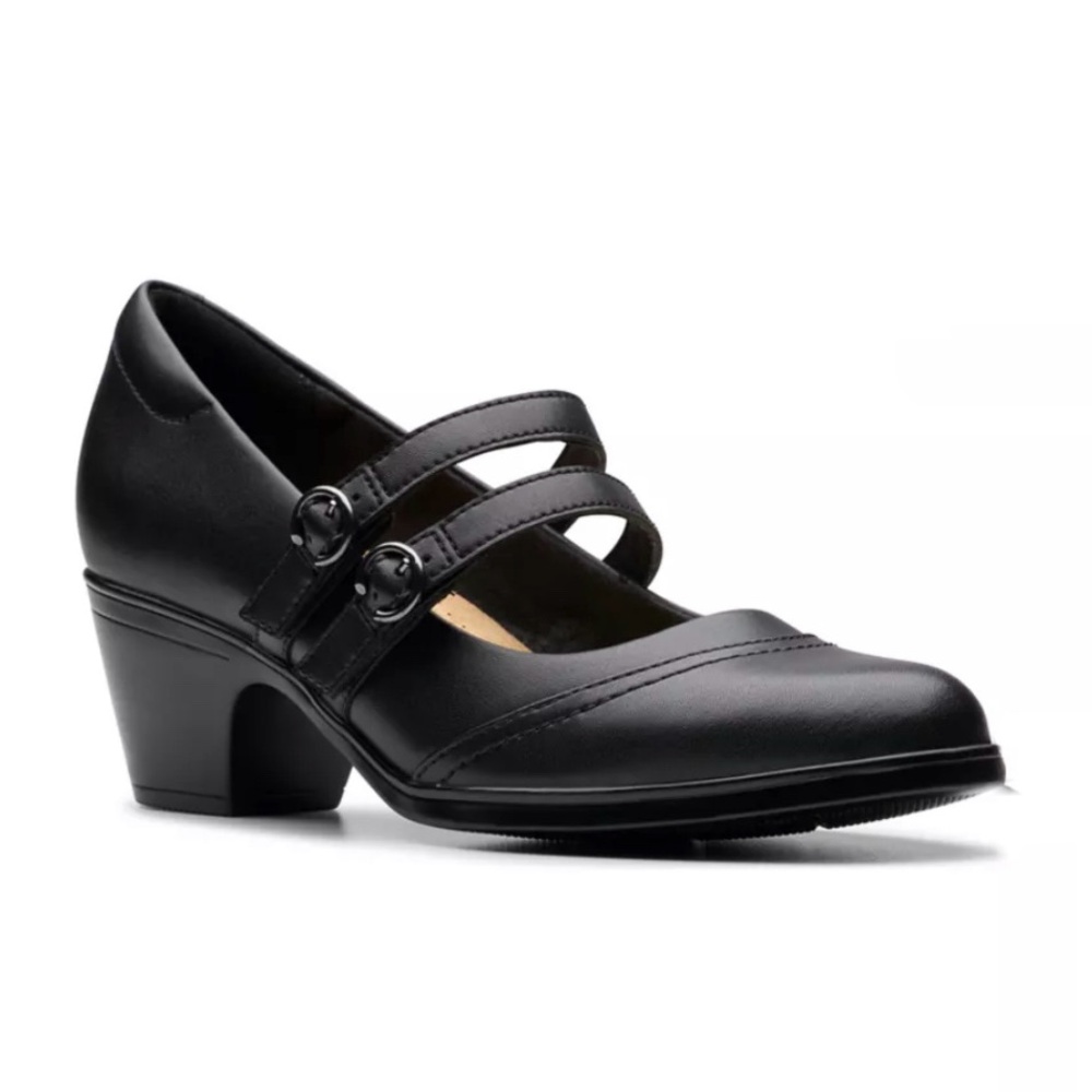 CLARKS Emily2 Mary Janes Black Size 8